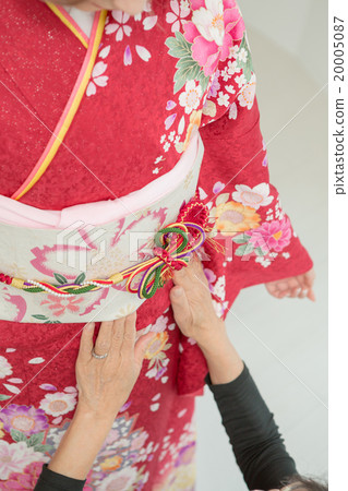 和服領帶 長袖和服 穿著和服 20005087