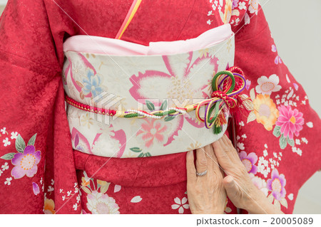 和服領帶 長袖和服 穿著和服 20005089