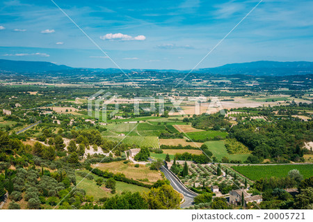 Fields and meadows near Bonnieux village in 20005721