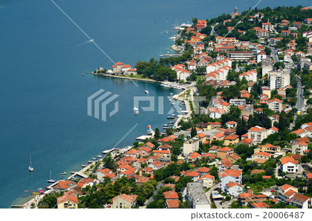 View on town Dobrota in Bay of Kotor, Montenegro View on town Dobrota in Bay of Kotor, Montenegro 20006487