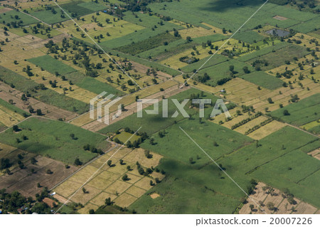 THAILAND ISAN BURI RAM LANDSCAPE FIELDS 20007226