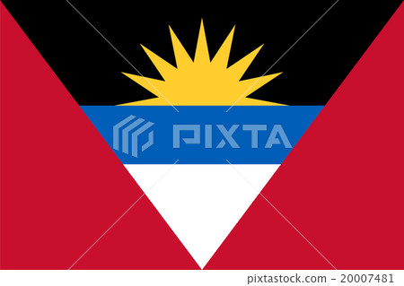 Standard Proportions for Antigua and Barbuda Flag 20007481