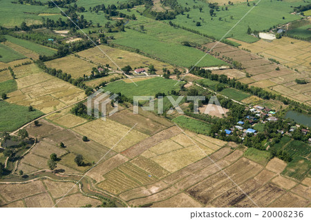 THAILAND ISAN BURI RAM LANDSCAPE FIELDS 20008236