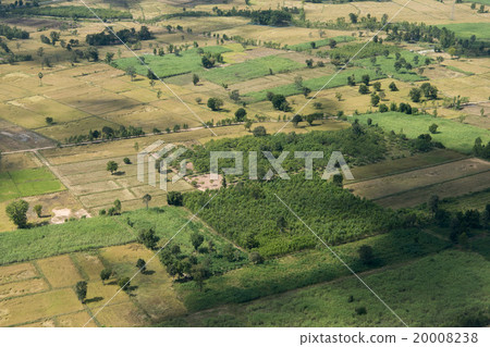 THAILAND ISAN BURI RAM LANDSCAPE FIELDS 20008238