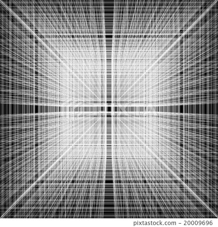 3d abstract of grid line ,architecture background. 20009696