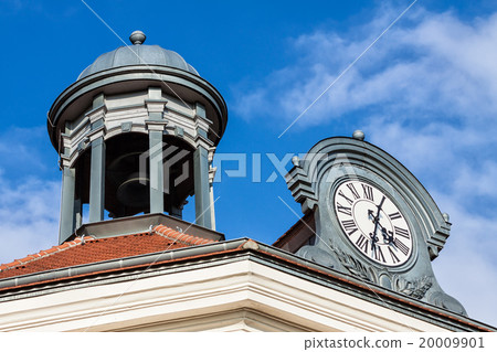 Roof with tower and clock Roof with tower and clock 20009901