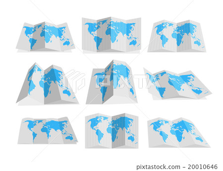 World map collection. Design elements 20010646