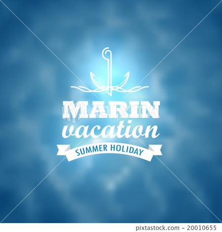 Marin vacation. Summer holiday insignia Marin vacation. Summer holiday insignia 20010655