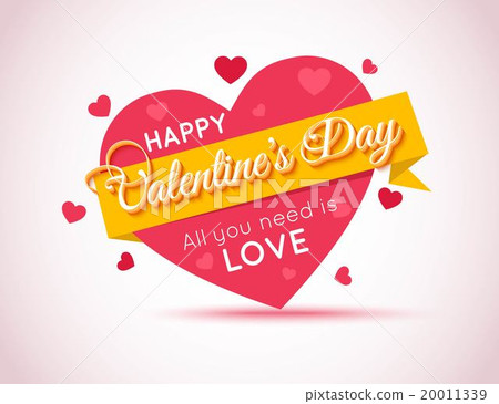 Happy Valentines Day Flyer. Template for creating Happy Valentines Day Flyer. Template for creating 20011339