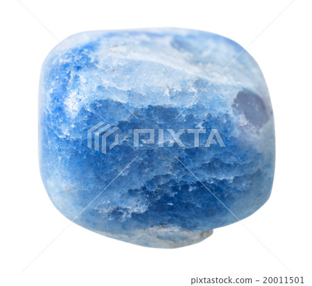 blue coloured agate gemstone isolated 20011501