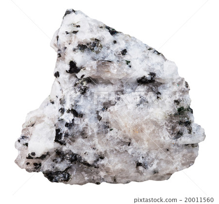 specimen of Diorite mineral stone isolated specimen of Diorite mineral stone isolated 20011560