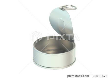 Empty opened tin can 20011672