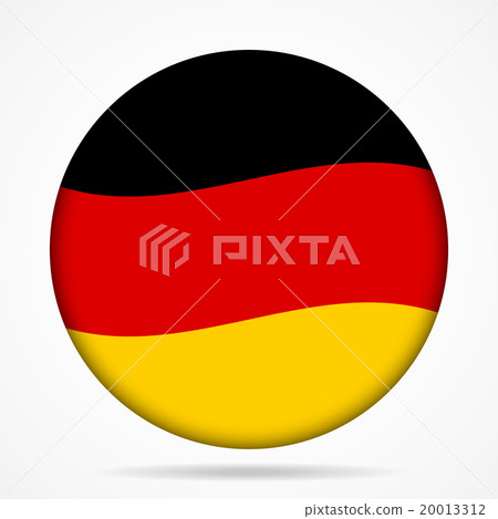 button with waving flag of Germany 20013312