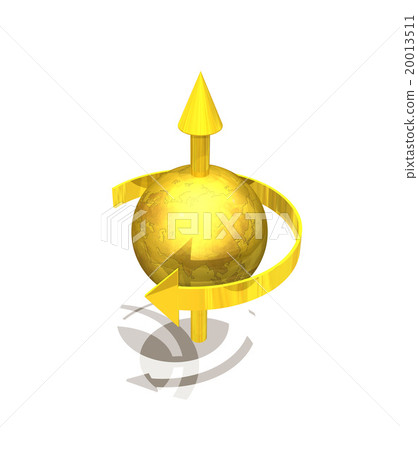 地球原子向上旋轉的圖像 地球原子向上旋轉的圖像 20013511