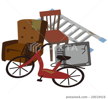 Coarse garbage illegal dumping 20019428