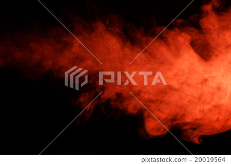 Abstract red smoke hookah. Abstract red smoke hookah. 20019564