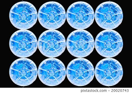 stack of water bottles 20020743