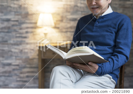 Senior men with books Senior men with books 20021890