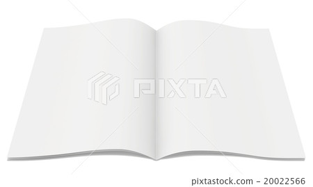blank magazine on white background. Template for 20022566