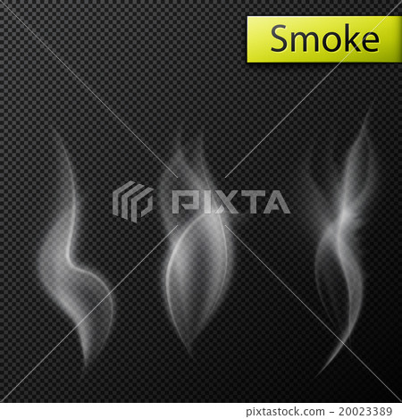 Smoke vectors on transparent background 20023389