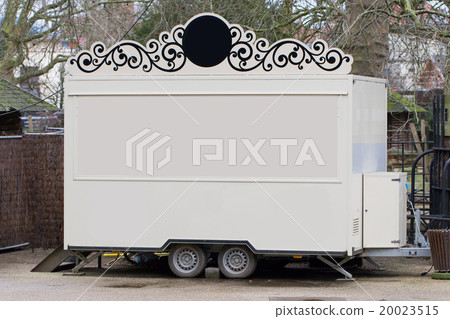 White trailer, shop on wheels White trailer, shop on wheels 20023515