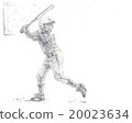 Come! Hand-painted illustration boys baseball 20023634