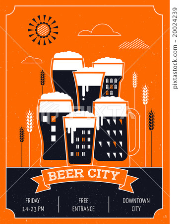 Beer festival in the city, event poster Beer festival in the city, event poster 20024239