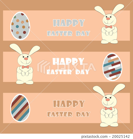 Happy Easter Card. vector illustration Happy Easter Card. vector illustration 20025142