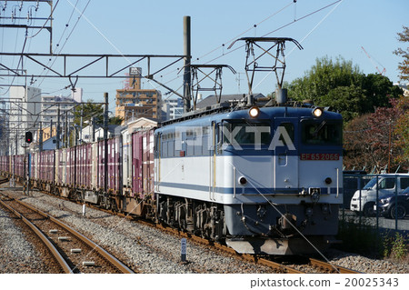 貨運列車EF 65集裝箱川崎新町站 20025343