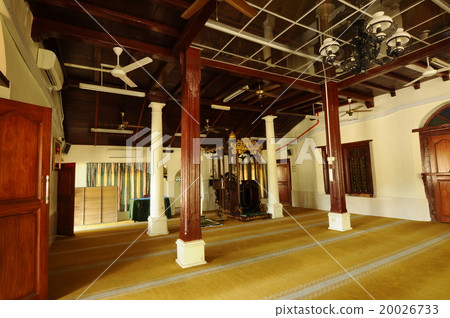 Interior of Kampung Duyong Mosque in Malacca 20026733