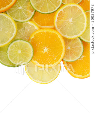 Allsorts from a citrus fruit close-up 20027978