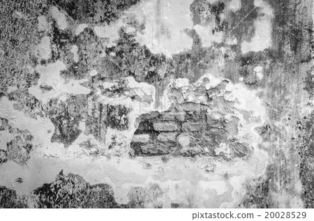 Old weathered brick wall fragment Old weathered brick wall fragment 20028529