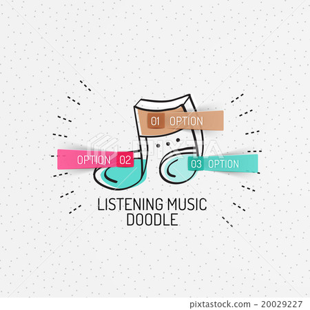 Vector multicolored hand-drawn doodles, icon Vector multicolored hand-drawn doodles, icon 20029227