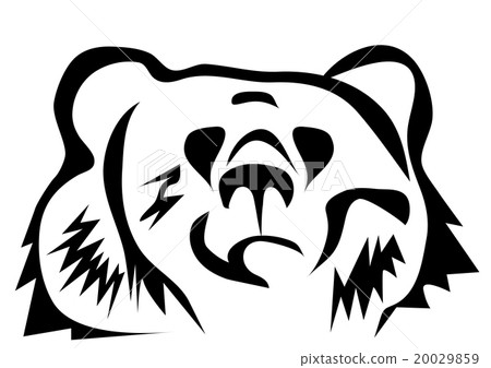 brown bear silhouette brown bear silhouette 20029859
