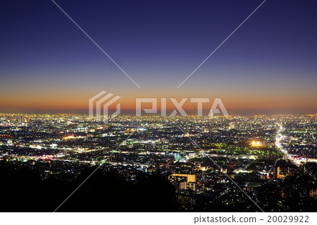 Night view of Osaka plain 20029922