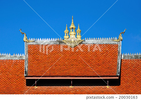 Architecture of temple in Luang Pra Bang, Laos 20030163