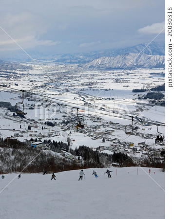 Paradise course of Ishi Maruyama Ski Resort 20030318