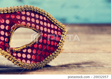 red and golden carnival mask red and golden carnival mask 20032057