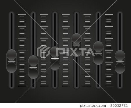 panel console sound mixer vector illustration 20032781