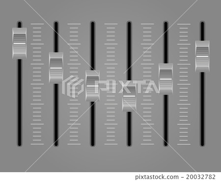 panel console sound mixer vector illustration 20032782