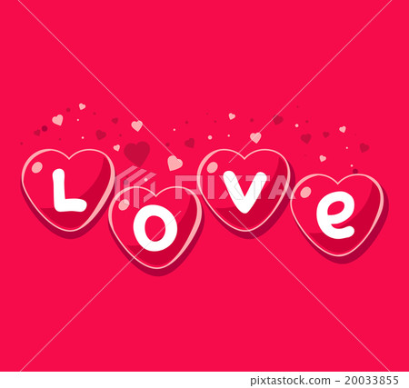 Vector illustration of lovely red hearts Vector illustration of lovely red hearts 20033855