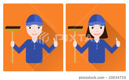 Mini set of two janitors Mini set of two janitors 20034758