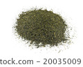 Green tea, isolated on white 20035009