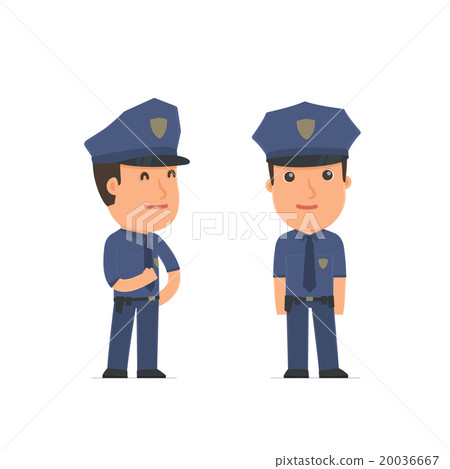 Happy Character Officer 20036667