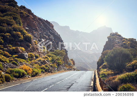 Highland highway in Tenerife, Canary Island, Spain 20036898