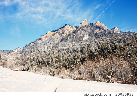 Winter Landscape In Pieniny Mountains, Poland 20036952