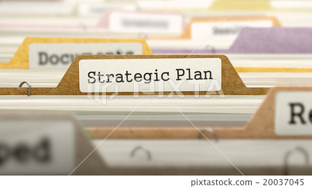 File Folder Labeled as Strategic Plan. File Folder Labeled as Strategic Plan. 20037045