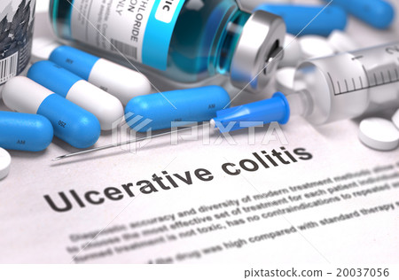 Diagnosis - Ulcerative Colitis. Medical Concept 20037056