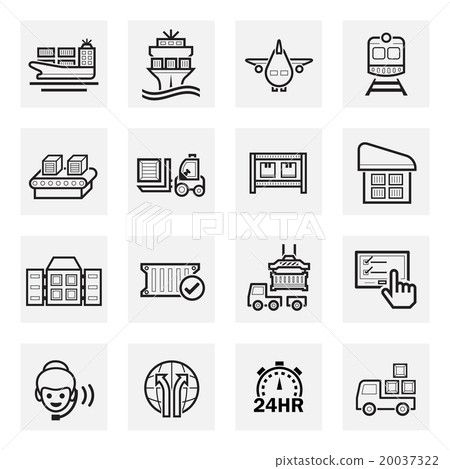 Logistic Icons 20037322