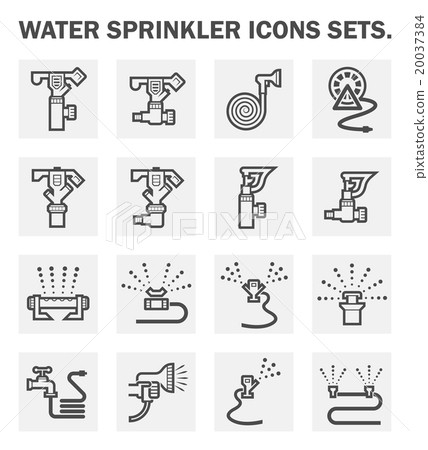 Sprinkler icons Sprinkler icons 20037384